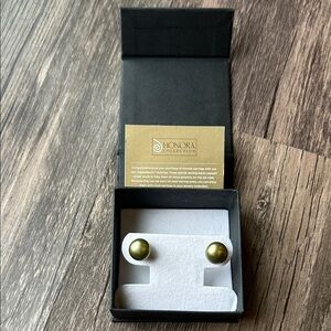 Honors Green Freshwater Pearl Earrings